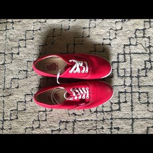 Red Vans